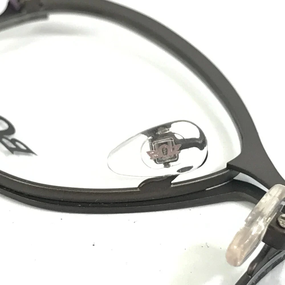 BOZ Eyeglasses Frames ELSA 4590 Khaki Brown Parma Matte Gray Purple 52-16-140